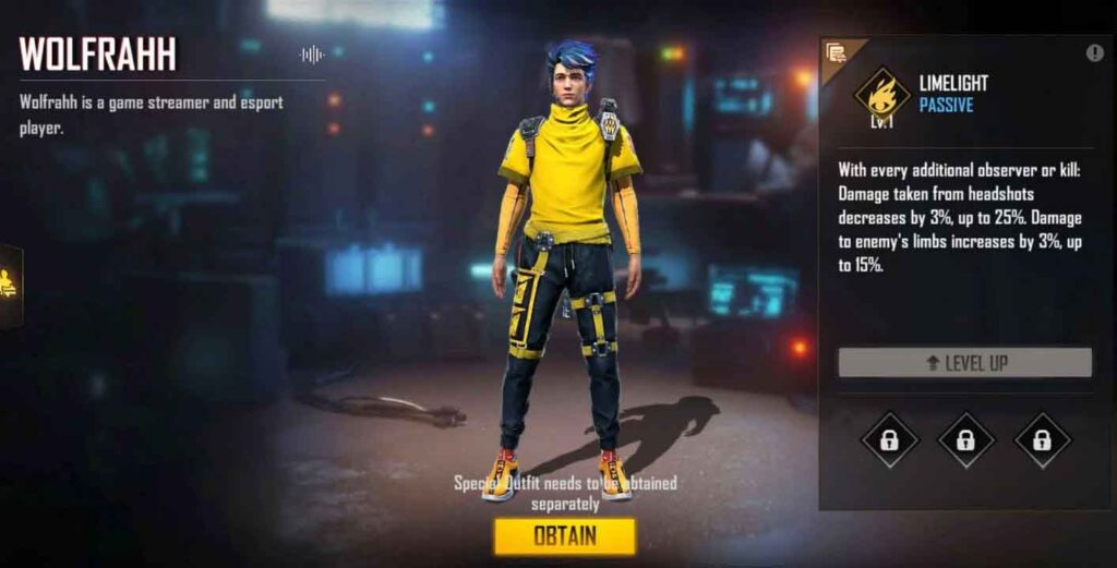 Free Fire Wolfrahh
