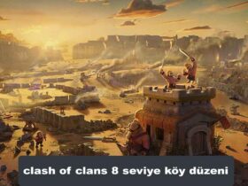 clash of clans 8 seviye köy düzeni