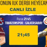 Trabzonspor Galatasaray Maçı Canlı İzle